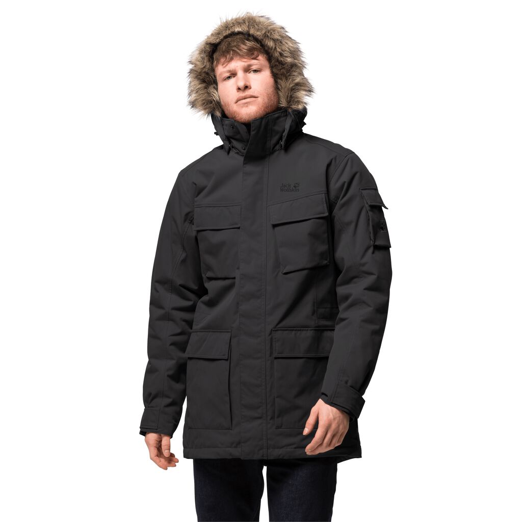 Jack Wolfskin GLACIER CANYON Vestes Homme Noir - PKMBXSI-02